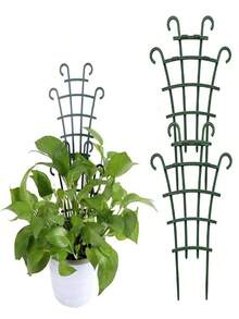 Green Plant Climbing Support Rack, Plant Support Frame, Connectable, Sturdy And Durable, Easy To Create Indoor And Outdoor Vertical Garden
