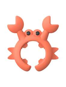 1个时尚创意螃蟹锅柄支架，家用厨房炉灶勺托 - 西瓜粉 - 查看 8