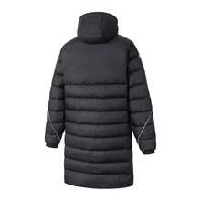 阿迪达斯男士连帽长款羽绒服，2026新款足球训练休闲保暖外套 HS7238 - 黑色 - 查看 6