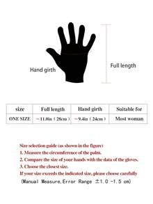 1 Pair Women's Winter Outdoor Skiing Gloves, Thickened Fleece Lining, -20°C Cold-Resistant, Touchscreen Finger Tips, Water-Resistant Fabric, Zipper Pocket On Back For Storage, Suitable For Motorcycle, Skiing And Outdoor Activities