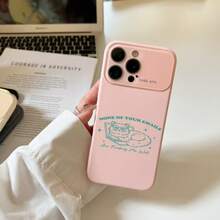 [Nuevo Producto] Funda para Smartphone con Ventana Grande y Acabado Verde. Compatible con phone 17 Pro, 17 Pro, 17, 16 Pro, 15, 14 y 13 Pro/Plus. Cubre Lentes Completamente, Elegante Combinación de Colores. Ideal para Regalos. - rosa - Ver 1