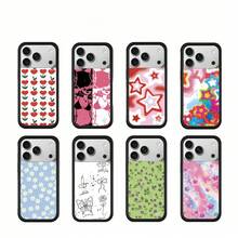 Wildflower 3D Ins Style Cherry Pattern Phone Case Phone171615141312ProMaxPlus17pro15proWF Cute Cartoon Style Cover For Girls - WF29-2 - 查看 1