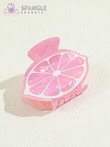 Pinzas para el cabello con forma de pomelo rosa, accesorios para el cabello, estilo coreano, adecuados para regalos y decoración de fiestas, elegantes pinzas para el cabello