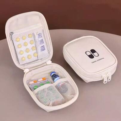 Tragbare Medizintasche, Reisetasche, Medizinaufbewahrungsbox mit großer Kapazität, Haushalts-Notfall-Medizinreserve