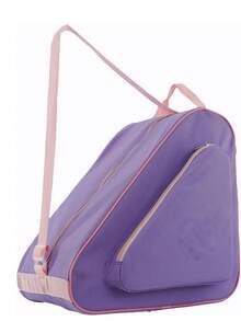 1 pieza Bolsa de patinaje ajustable de tela Oxford de alta calidad con asa superior y compartimento con cremallera. Accesorios de patinaje universal y duradero para patines de ruedas, patines de hielo, patines quad, patines en línea, patines de figura y patines de hockey.