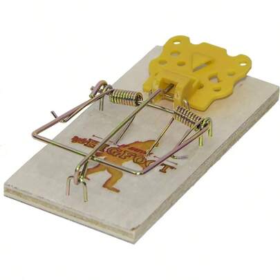 Little Bigfoot Mouse Snap Trap With Expanded, Wooden Frame