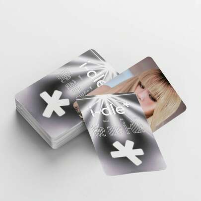 92 Stücke G-IDLE HEAT Album K-POP Stern Sammlungsfotos LOMO Karten