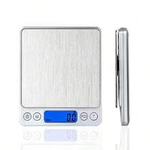 3000g/0.1g High Precision Multi-Function Compact Stainless Steel Digital Scale. This Mini Electronic Scale Features A Backlit LCD Display, Providing Professional Jewelry, Leather, And Computer Scale Functions, Suitable For Weighing Jewelry, Precious Metals, Gemstones, Powders, And Other Small Items. Batteries Not Included. [Special Offer] - Multicolor - View 9
