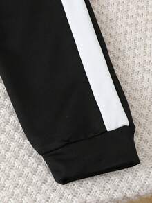 idolCat Young Boy Casual Side-Striped Long Pants-Athletic Track Pants For Fall Daily