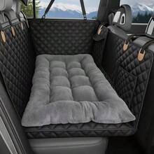 Dog Bed For Car Back Seat, Backseat Pet Bed Mat, Car Dog Bed For Car Back Seat, Thickened Ultra-Soft Polyester Pet Mat With Raised Edges, Non-Slip Travel Pet Mat, Fit For Backseat Extenders And Trucks SUVs - one-size - View 8