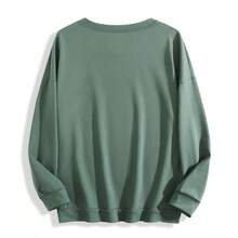 Lucky Teddy Bear St Patricks Day Sweatshirt, Preppy Irish Beer Lover Crewneck, Plaid Shamrock Bear Pub Crawl Sweater,  Teddy Bear Gift - 軍綠色 - 查看 2