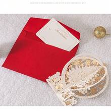 Nuovo set da 3: Palla di neve natalizia dorata + Palla di neve natalizia verde + Cartolina d'auguri 3D con resort da sci natalizio, scultura laser su carta, palline decorative in cristallo con rilievo dorato, biglietto d'auguri, palle di neve 3D