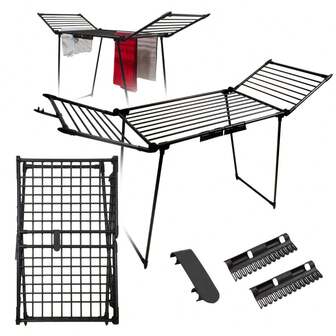 Freestanding Clothes Dryer, Drying Rack, Stable, Multifunctional, Foldable, Large Capacity 174 X 61 X 106 Cm