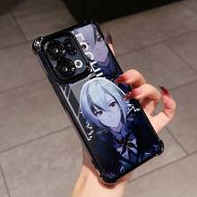 Funda de teléfono de diseño creativo de lujo de alta gama, popular, con patrón de moda de personaje de anime plateado para OPPO, para Realme 14 13 11 Pro Plus C75 C55 C53 C35 C33 4G 5G, marco electrochapado, anti-caída, cubierta trasera transparente - Mezcla de colores - Ver 4