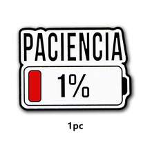 1/2/5 szt. Naklejki PACIENCIA 1% na baterię, trwałe i z ochroną UV | Błyszczące wykończenie | Idealne na laptopy, butelki na wodę, telefony | Idealny prezent dla miłośników książek i czytelników, na powrót do szkoły, prezenty dla miłośników książek, sztuka, obrazy, dekoracja wazonu, naszywka, idealna dekoracja biura, zabawny prezent do pracy lub jako przypomnienie motywacyjne, artykuły szkolne, Bóg, wystrój domu, klasa, naklejki na zamówienie, artykuły dla nauczycieli, Halloween//Boże Narodzenie/cukierek albo psikus, Jezus, dbanie o siebie, artykuły do scrapbookingu, naklejki z literami, zabawne naklejki