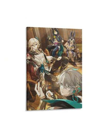 Genshins Impact Kaveh Game Poster, Cartoon Canvas Painting, Picture Print For Living Room Walls, Home Decor Posters. Canvas Poster Bedroom Decor Sports Landscape Office Room Decor Gift