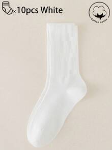 40只/30只/24只装 男女通用舒适运动袜，男士长袜，适合运动和训练，女士长袜，休闲和商务穿着，抗菌，柔软，黑白配色，防臭，吸湿排汗，轻盈舒适，适合秋冬季节，20只/10只/8只/6只/4只/2只装 - 彩色 - 查看 58