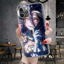Albedo Overlord Anime Soft Phone Case Cover Compatible With  11 17 Air 16E 16 Pro Max 15 + 14 Plus 13 Mini 12 Apple 7 SE 8 Fundas Coque Case, Cover Compatible With  17 Case,  17 Pro Case,  17 Pro Max Case - YA805-9 - 查看 5