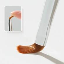 Teacher Mao's Same Style T301 Concealer Brush Sponge Dual-Spot Brush Dark Circles Eyeliner Tear Trough Brush Makeup Brush - T22 Tear Trough Brush (short Handle With Label) - View 4