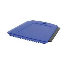 Kompaktowa plastikowa skrobaczka do szyb samochodowych 11,5 x 12 cm | Wytrzymała łopata do śniegu do użytku na zewnątrz zimą | Przenośny odmrażacz do sprzętu górskiego i narciarskiego - Kolory wysyłane losowo - Zobacz 7