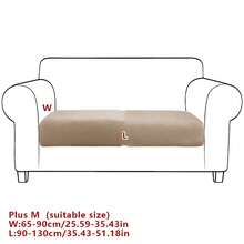 1pc Velvet Sofa Cover Elastic Thicken Anti-Slip Sofa Slipcovers For Living Room Bedroom Outdoor Sofa Protection Pet Stain Prevention 4-Season Sofa Seat Cushion Cover For L-Shaped Single Seat Recliner And 1/2/3/4 Seater Sofas Autumn Home Decor Sofa Throw Cover All Seasons Easy To Install And Remove - 駝色 - 查看 20