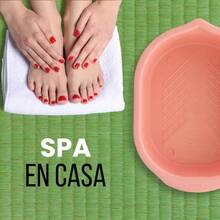 Foot Soak TubWOFFERS Tina de Pedicura Diseño Coreano 40 x 29 x 11.5 cm Recipiente para Spa de Pies Colores Disponibles MelónFoot Soak Tub - Meln - Ver 6