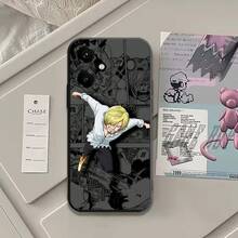 One Piece Sanji Compatible con  Honor Play 90 50 40 30 20 8T 7T 6T 5T 4T 3 Pro Plus 5G Funda de Teléfono a Prueba de Golpes Negra TPU Suave Borde Recto Funda Protectora Regalo, Tema de Anime, Carcasa Duradera, Material TPU, Entusiasta de la Tecnología, Usuario de - Mezcla de colores - Ver 9