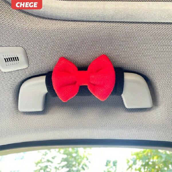 2 piezas Cubiertas suaves de tela para manijas de puerta de coche, protectores interiores universales duraderos y resistentes a la decoloración compatibles con , Nissan, Kia