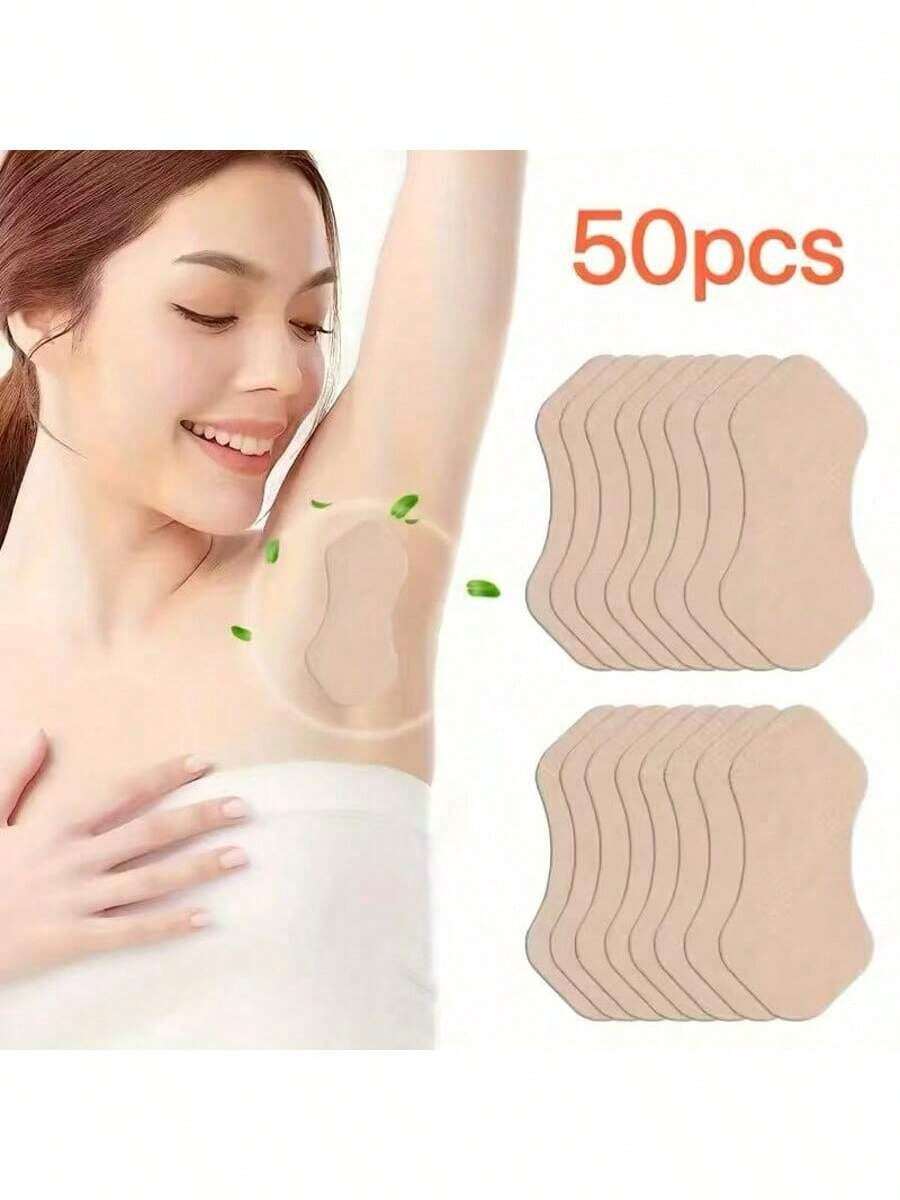 10pcs/50pcs/100pcs Underarm Sweat Pads, Ultra-Thin Invisible Breathable, Can Be Used For Underarm Sweat, Foot Sweat, Covering Armpit Hair - Unisex