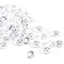 Yosoo Cuentas De AcríLico, 1000pcs De Perlas De Cristal De Diamantes De ImitacióN De Brillo Transparente Para Hacer Joyas DecoracióN De Bodas Accesorios De Adorno De Bricolaje (6mm) - 1 - Ver 1