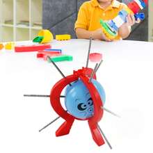 Desktop Balloon Burst Game Children Party Interactive Balloon Toy Board Game for Kid Age 8 and Up - Rojo - Ver 3