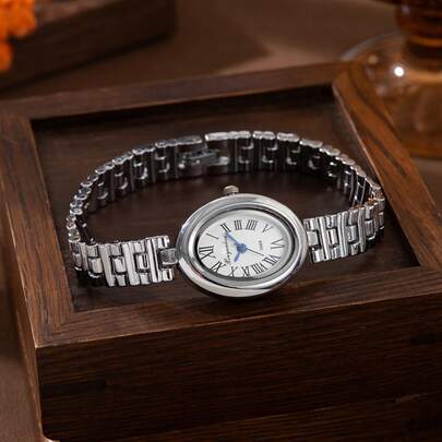 xinyunkou New Vintage Oval Gold-Tone Luxury Personalized Quartz Bracelet Watch For Women