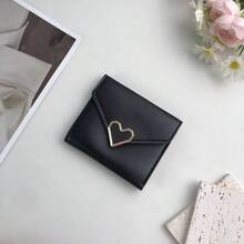 Cute Coin Purses For Women, Featuring A Unique Metal Heart-Shaped Clasp Design, Adding A Touch Of Romance And Sweetness. The Envelope-Style Design Gives These Wallets A Chic And Sophisticated Look. Despite Their Compact Size, These Wallets Still Feature Multiple Card Slots, Bill Slots, And Even A Zippered Coin Pocket. They Provide Ample Space To Organize Cards, Cash, And Small Items