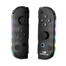 GAMINJA NS058 Switch无线控制器，左右握把带RGB灯光，适用于Switch游戏机，支持唤醒屏幕录制功能，便携式Joy-Con手柄 - 彩色 - 查看 12