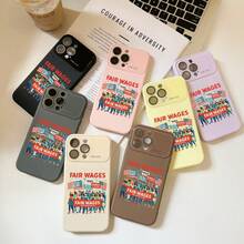 Compatible con modelos 17 Pro/17 Pro/y posteriores. Nuevo Smartphone con ventana grande. Compatible con modelos 17 Pro, 17 Pro y posteriores. Lente completa, regalos con esquema de color evolucionado. Hecho de material suave. Teléfono - rosa - Ver 4