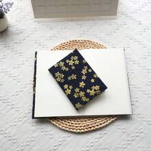 1个A5/A6烫金樱花书皮，计划本保护套，日记本保护套，办公文具用品，赠送1张布艺索引贴纸 - 單件 - 查看 4