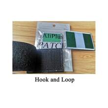2 PCS  Nigeria Flag Patches Embroidered Tactical Military Morale Patch Applique Fastener Hook And Loop{Inchcolor_nameinch:InchNigeriainch} - Nigeria - View 6