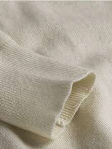 Áo len nam dài tay cổ tròn, kiểu dáng đa năng, thích hợp mặc hàng ngày. - Màu be - Xem 4