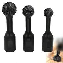 20/25/30mm Sphere Rotary Burr Ball Gouge Set, 5/8-11 Threads, Ball Grinding Head Angle Grinder Attachments. Ieal For Woodwork, Wood Carving Grinding, Polishing, Engraving - Black - View 2