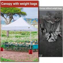 ABCCANOPY Canopy Weights 120 LBS Gazebo Tent Sand Bags,4pcs-Pack (Black) - ColorA - View 6