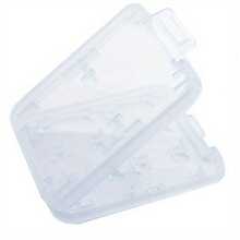 5pcs Transparent Plastic Micro SD Card Holder With Lid, Durable Memory Card Organizer Box For Photography Equipment & Camera Accessories, Stackable Storage Case For Easy Visibility And Protection, Photo Storage Box