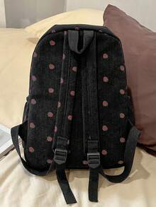 Cord-Rucksack für Frauen, neue koreanische Version vielseitiger Rucksack für weibliche Collegestudenten, Mittel- und Oberschüler, Reiserucksack für den täglichen Weg zur Arbeit, Rucksack mit großem Fassungsvermögen für den täglichen Gebrauch