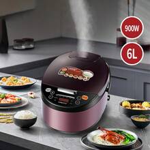 Olla arrocera, edición de gran capacidad, 5 litros, 900 W, control táctil inteligente, recipiente interior antiadherente con función para mantener el calor. Recomendada para cocinar en casa. - Tipo de Enchufe A USA (110-127V) - Ver 9