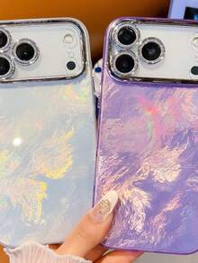 両面コーティングされた IMD は、Apple 17promax 携帯電話ケース iPhone16E 高度な錫箔パターン落下防止クロスボーダーに適しています。 - [リンクル]スターライトシルバー - チェックする 3