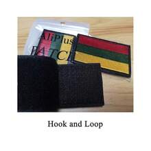 2 PCS  Lithuania Flag Patches Embroidered Tactical Military Morale Patch Applique Fastener Hook And Loop{Inchcolor_nameinch:InchLithuaniainch} - Lithuania - View 6