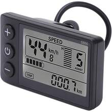 UPALDHOU Pantalla EBike, Pantalla LCD de Bicicleta Eléctrica de 5 Pines 24/36/48V para Manillar de 0,9 Pulgadas - 1 - Ver 9