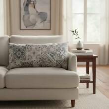 Cojin Cozumel Estampado Rectangular - Gris - Ver 3