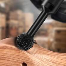 20/25/30mm Sphere Rotary Burr Ball Gouge Set, 5/8-11 Threads, Ball Grinding Head Angle Grinder Attachments. Ieal For Woodwork, Wood Carving Grinding, Polishing, Engraving - Black - View 8