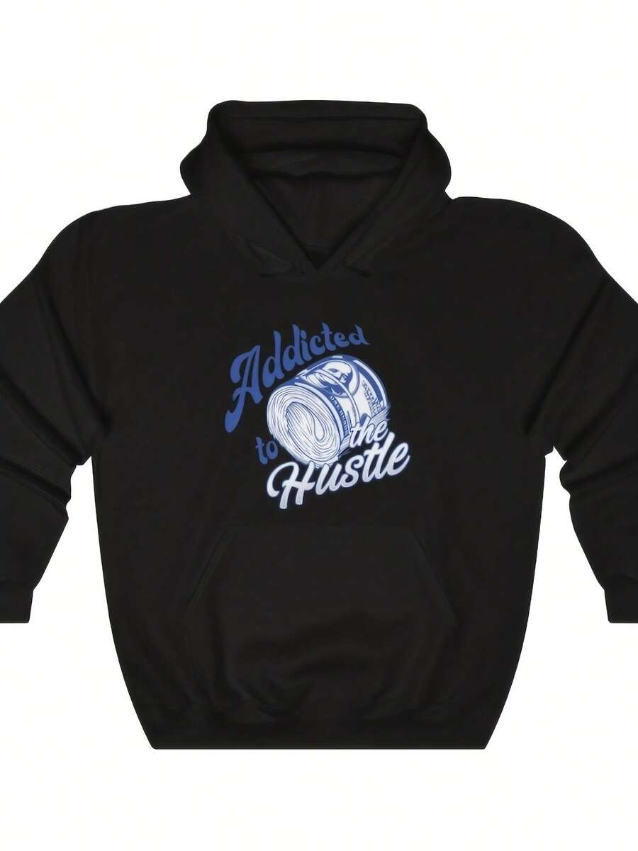 Addicted To The Hustle Hoodie To Match 350 Dazzling Blue, 350 Dazzling Blue Hoodie, 350 Dazzling Blue Sneaker Hoodie - 款式2 - 查看 1