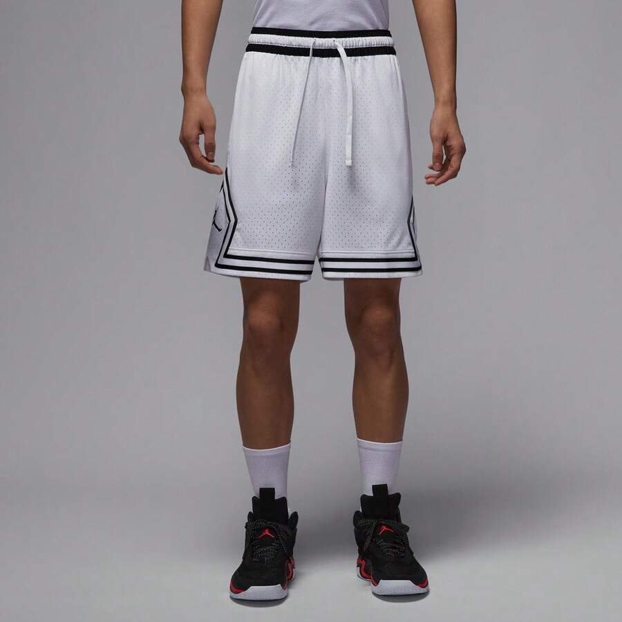 Nike 男士 AS DF SPRT DMND 短款针织短裤 HF9911-100 - 白色 - 查看 1